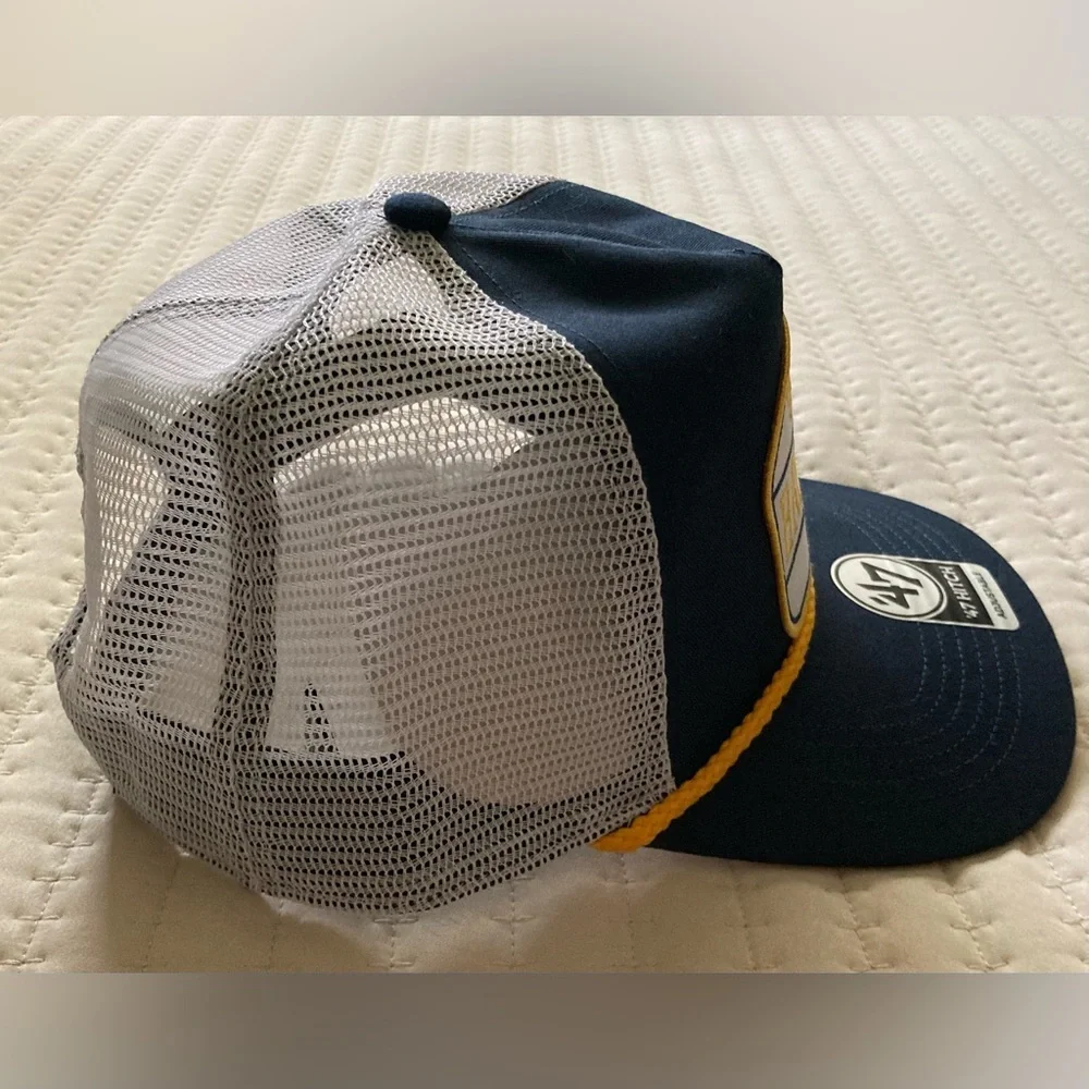 Savannah Bananas 47 Brand SnapBack Rope Hat OSFA Adjustable Mesh Back Trucker - Picture 3 of 11